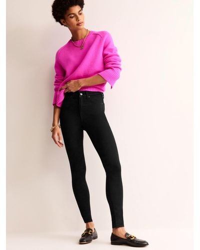 Boden High Rise Skinny Jeans - Pink