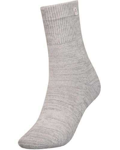 Calvin Klein Home Lurex Ankle Socks - Grey