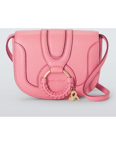 See By Chloé Hana Mini Leather Cross Body Bag - Pink