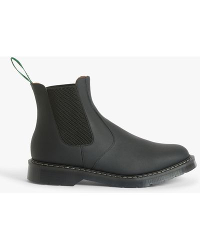 Solovair Made In England Dealer Chelsea Boots - Black