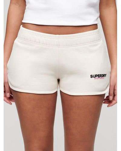 Superdry Sportswear Logo Racer Shorts - White
