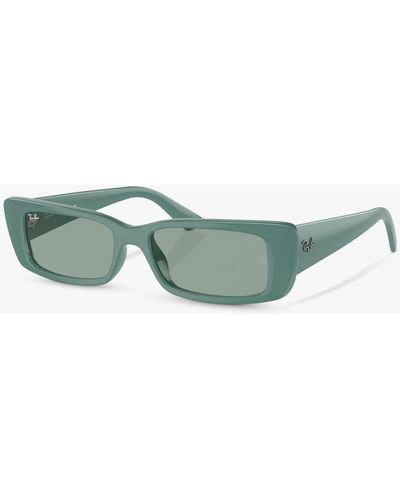 Ray-Ban Rb4425 Rectangular Sunglasses - Green