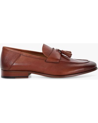 Dune Supremium Tassel Leather Loafers - Red