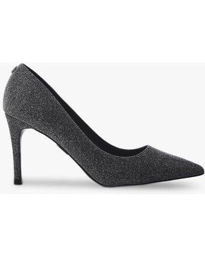 Moda In Pelle Kaylah Stiletto Heel Court Shoes - Black