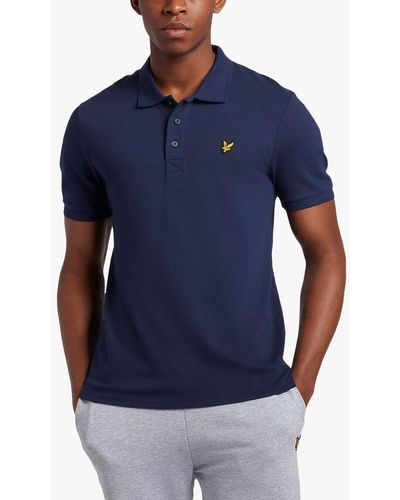 Lyle & Scott Short Sleeve Polo Shirt - Blue