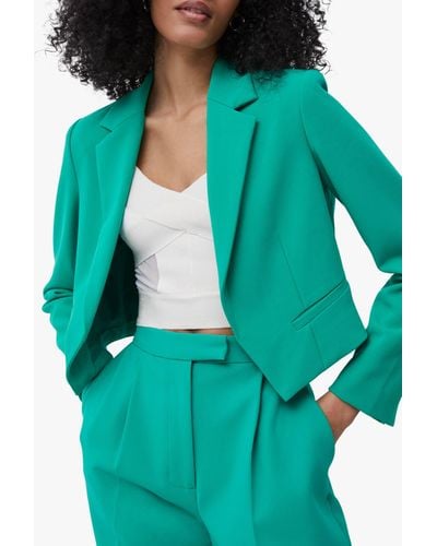 French Connection Indi Cropped Blazer - Green