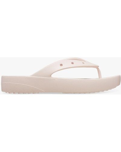 Crocs™ Classic Platform Flip-flops - Natural