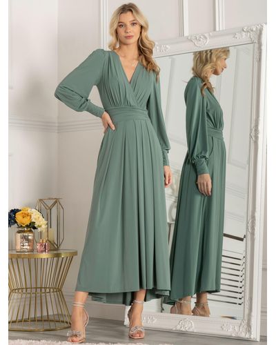 Jolie Moi Rashelle Jersey Maxi Dress - Green