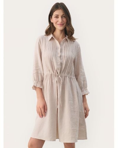 Part Two Sallie Linen Dress - Natural