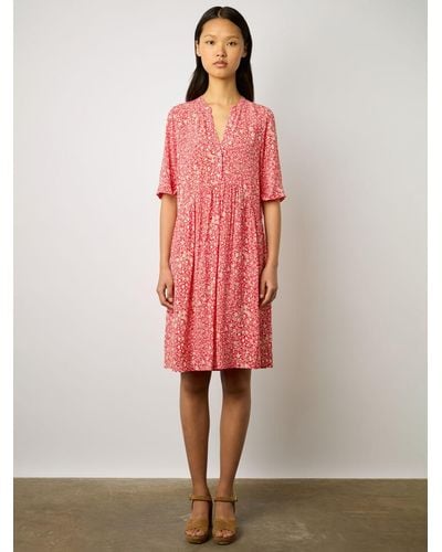Gerard Darel Ennalita Floral Print Tunic Dress - Pink