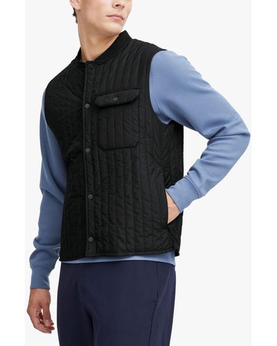 Casual Friday Olav Quilted Gilet - Blue