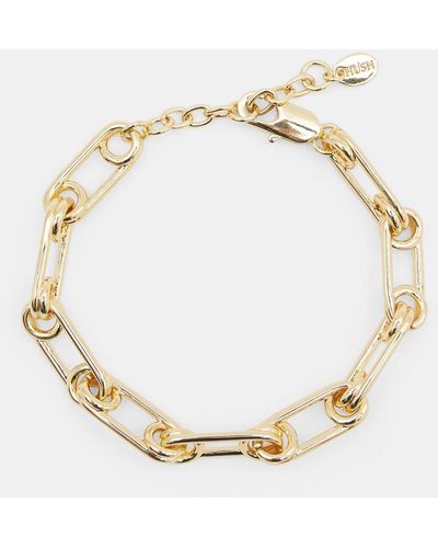 Hush Josey Chain Link Bracelet - Metallic