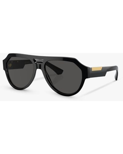 Dolce & Gabbana Dg4466 Aviator Sunglasses - Grey
