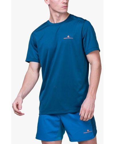 Ronhill Short Sleeve Running T-shirt - Blue