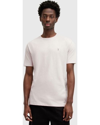 AllSaints Brace Short Sleeve Crew T-shirt - White