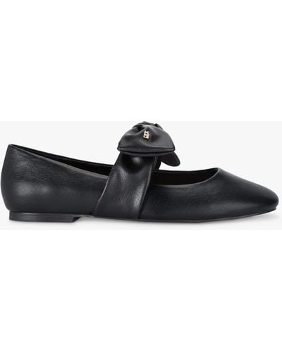 KG by Kurt Geiger Master Bow Detail Court Shoes - Black