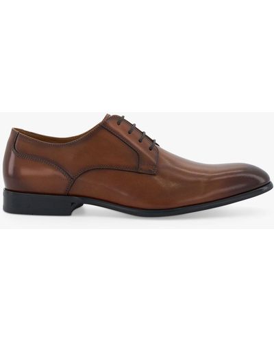 Dune Southwark Leather Lace Up Shoes - Brown