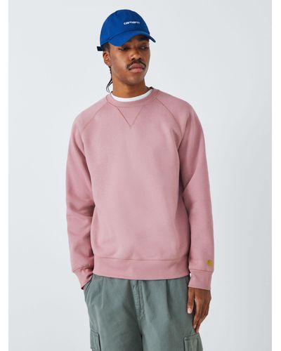 Carhartt Chase Regular Fit Sweatshirt - Pink