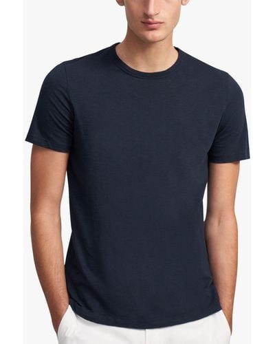 Theory Essential Cosmos Slub Cotton T-shirt - Blue