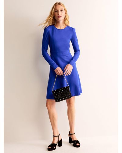 Boden Sabrina Swing Jersey Dress - Blue