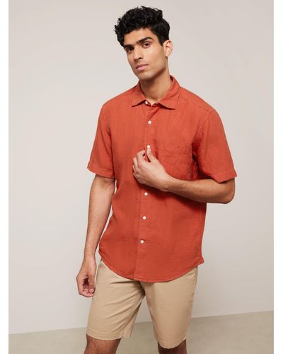 John Lewis Linen Regular Fit Shirt - Multicolour