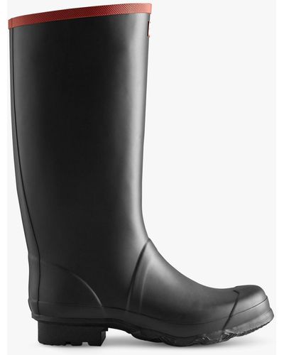 HUNTER Argyll Full Knee Wellington Boots - Black