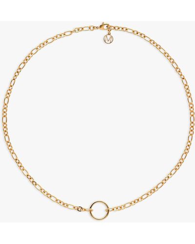 Melissa Odabash Ring Charm Chain Necklace - Natural