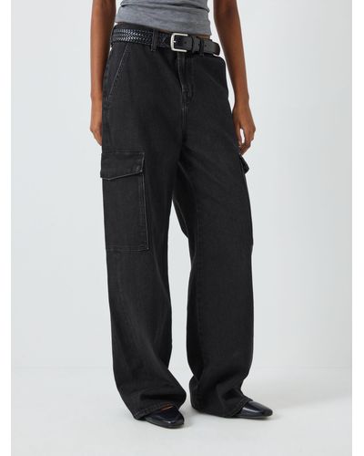 7 For All Mankind Cargo Scout Jeans - Black