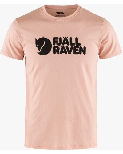 Fjallraven Logo T-shirt - Pink