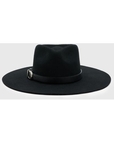 AllSaints Briony Western Bolero Hat - Black