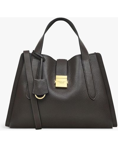 Radley Sloane Street Medium Zip Top Grab Bag - Black