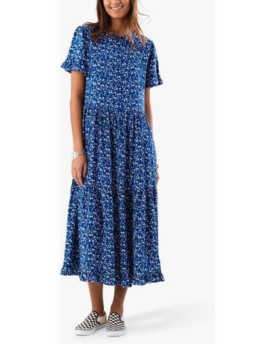 Lolly's Laundry Suzie Floral Maxi Dress - Blue