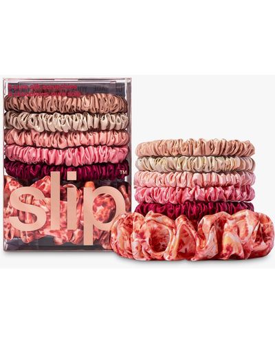 Slip Pure Silk Scrunchie Set - Red