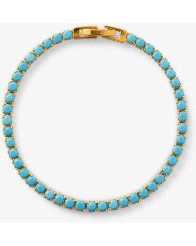 Orelia Turquoise Tennis Bracelet - Blue