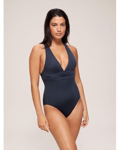 Seafolly Collective Cross Back Swimsuit - Blue