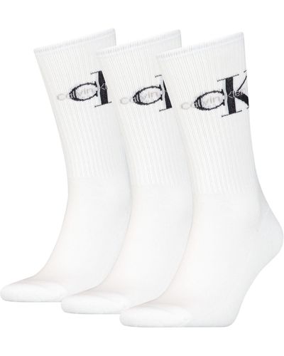 Calvin Klein Jeans Desmond Logo Socks - White
