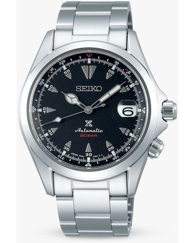 Seiko Spb117j1 Prospex Alpinist 2020 Automatic Date Bracelet Strap Watch - White