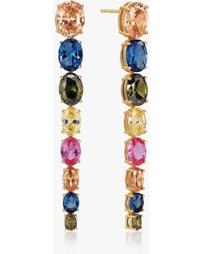 Sif Jakobs Jewellery Cubic Zirconia Drop Earrings - Blue
