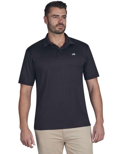 Raging Bull Golf Tech Polo Shirt - Blue