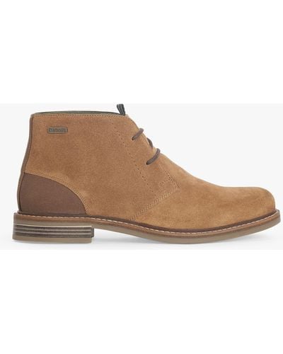 Barbour Readhead Chukka Fawn Suede Boots - Brown