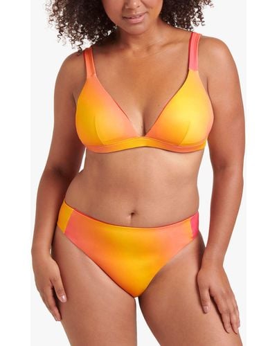 Sloggi Shore Fornillo Reversible Bikini Top Pink/orange