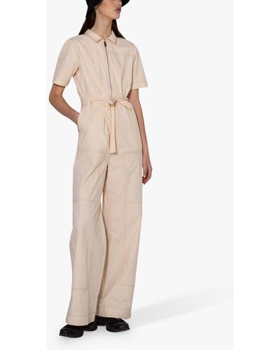 Blanche Cph Ginsburg Zip Front Jumpsuit - Natural