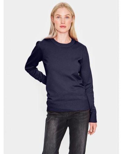 Saint Tropez Mila Knitted Pullover - Blue