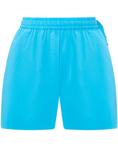 Great Plains Crisp Cotton Shorts - Blue