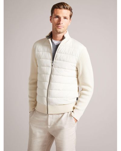 Ted baker len shop microfibre bomber jacket