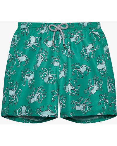 Trotters Octopus Swim Shorts - Green