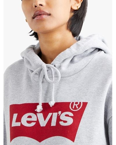 Levi's Graphic Logo Hoodie - Grey