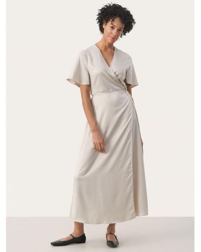 Part Two Ellianna Wrap Maxi Dress - Natural