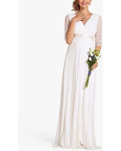 TIFFANY ROSE Amily Lace Maternity Wedding Dress - White