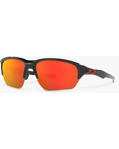 Oakley Oo9363 Flak Beta Polarised Rectangular Sunglasses - Red